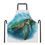 Sea Turtle Painting Print Apron