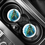 Sea Turtle Painting Print Car Coasters