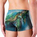 Sea Turtle Painting Print Men's Boxer Briefs