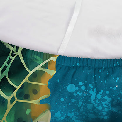 Sea Turtle Painting Print Sofa Cover