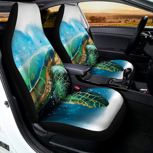 Sea Turtle Painting Print Universal Fit Car Seat Covers