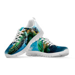 Sea Turtle Painting Print White Sneakers