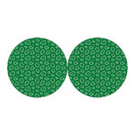 Sea Turtle Shell Pattern Print Car Coasters