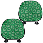 Sea Turtle Shell Pattern Print Car Headrest Covers
