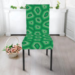 Sea Turtle Shell Pattern Print Dining Chair Slipcover
