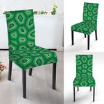 Sea Turtle Shell Pattern Print Dining Chair Slipcover