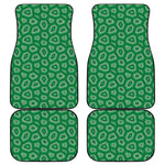 Sea Turtle Shell Pattern Print Front and Back Car Floor Mats