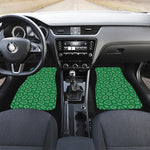 Sea Turtle Shell Pattern Print Front and Back Car Floor Mats