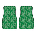 Sea Turtle Shell Pattern Print Front Car Floor Mats