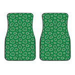 Sea Turtle Shell Pattern Print Front Car Floor Mats