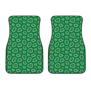 Sea Turtle Shell Pattern Print Front Car Floor Mats