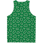 Sea Turtle Shell Pattern Print Men's Tank Top
