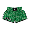 Sea Turtle Shell Pattern Print Muay Thai Boxing Shorts