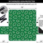 Sea Turtle Shell Pattern Print Oversized Sofa Protector