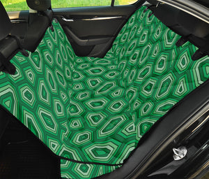 Sea Turtle Shell Pattern Print Pet Car Back Seat Cover