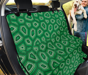 Sea Turtle Shell Pattern Print Pet Car Back Seat Cover