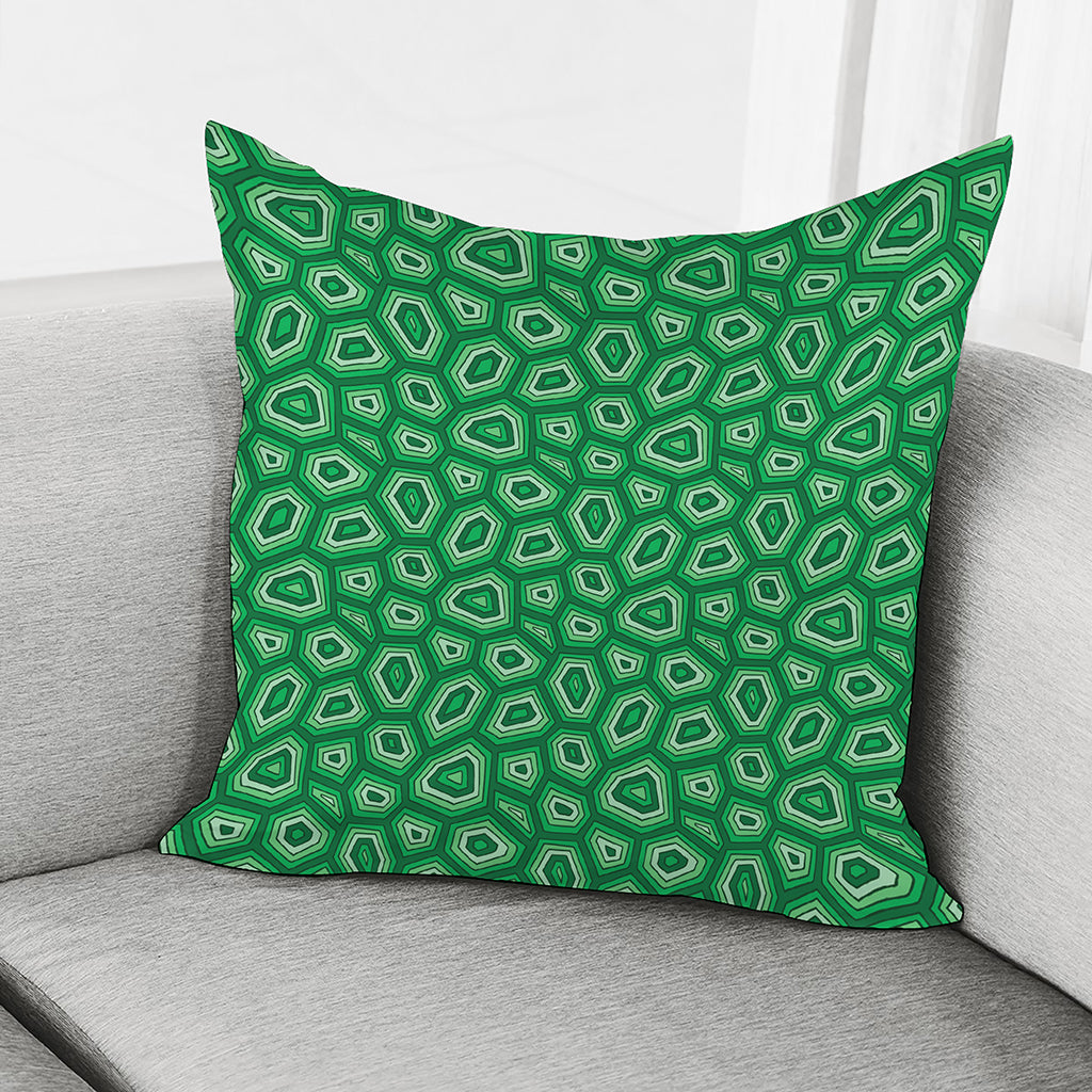Sea Turtle Shell Pattern Print Pillow Cover