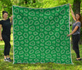 Sea Turtle Shell Pattern Print Quilt