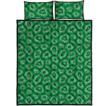 Sea Turtle Shell Pattern Print Quilt Bed Set