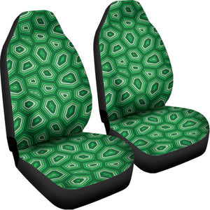 Sea Turtle Shell Pattern Print Universal Fit Car Seat Covers