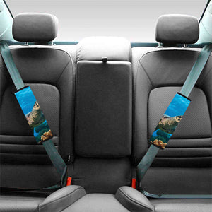 Sea Turtle Underwater Print Car Seat Belt Covers