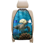 Sea Turtle Underwater Print Car Seat Organizers