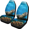 Sea Turtle Underwater Print Universal Fit Car Seat Covers