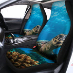 Sea Turtle Underwater Print Universal Fit Car Seat Covers