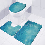 Sea Water Surface Print 3 Piece Bath Mat Set