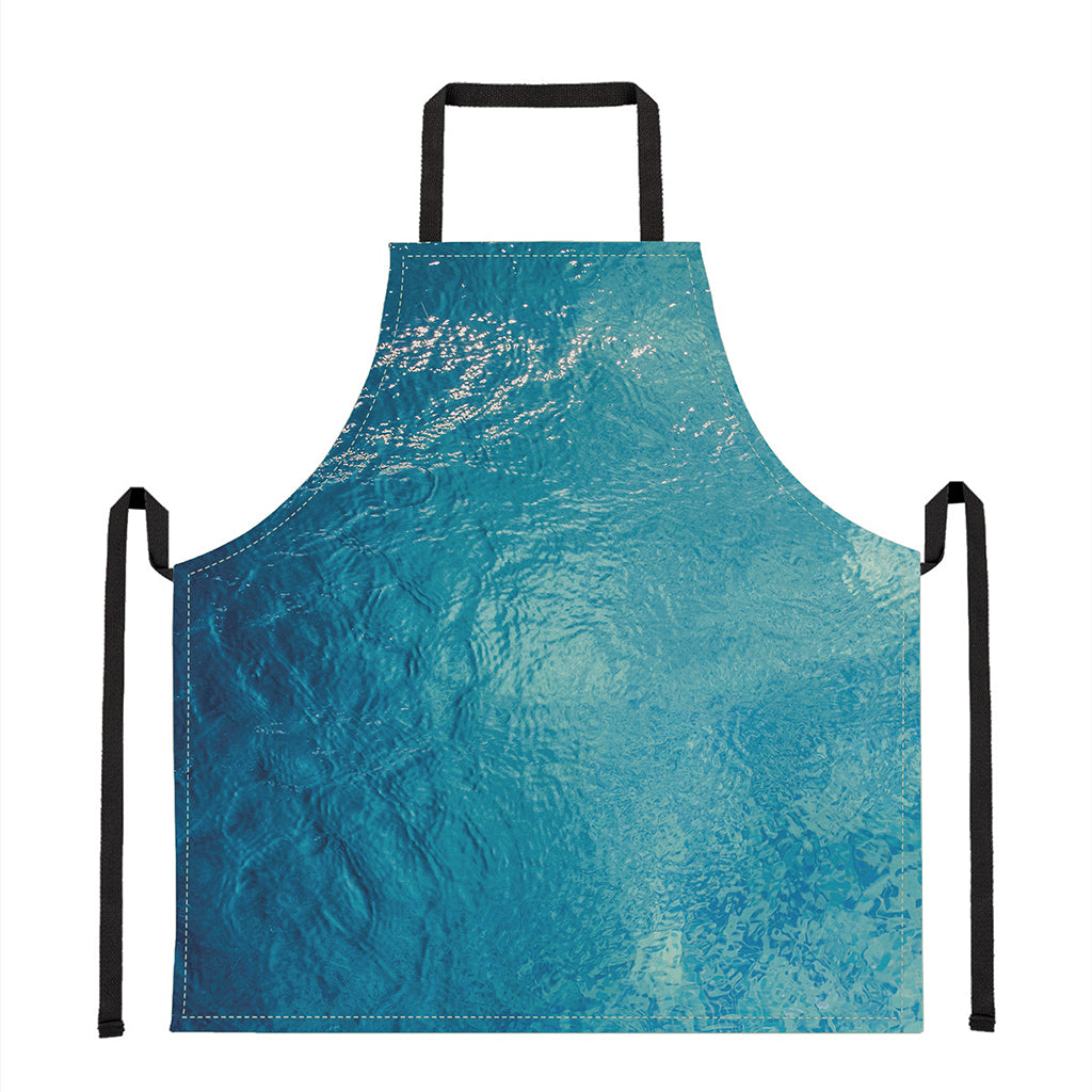 Sea Water Surface Print Apron