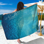 Sea Water Surface Print Beach Sarong Wrap