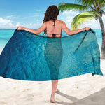 Sea Water Surface Print Beach Sarong Wrap