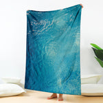 Sea Water Surface Print Blanket