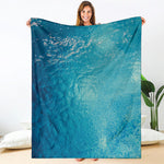 Sea Water Surface Print Blanket