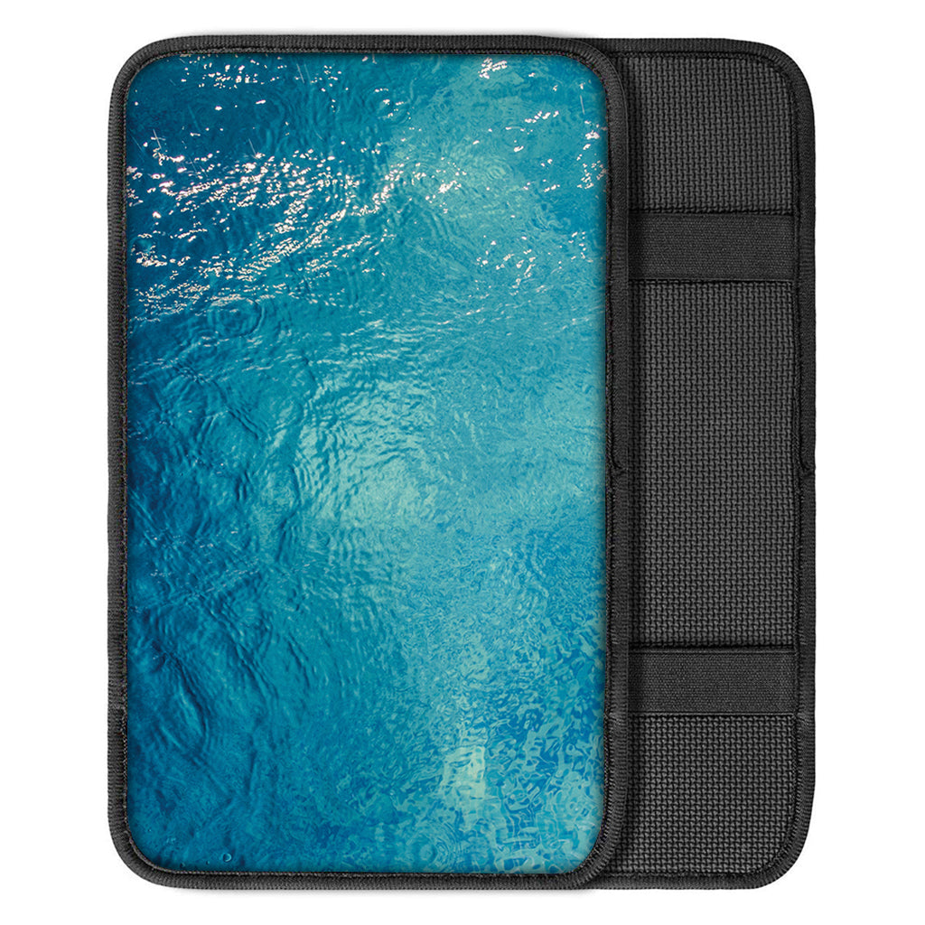 Sea Water Surface Print Car Center Console Cover