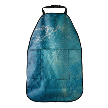 Sea Water Surface Print Car Seat Organizers