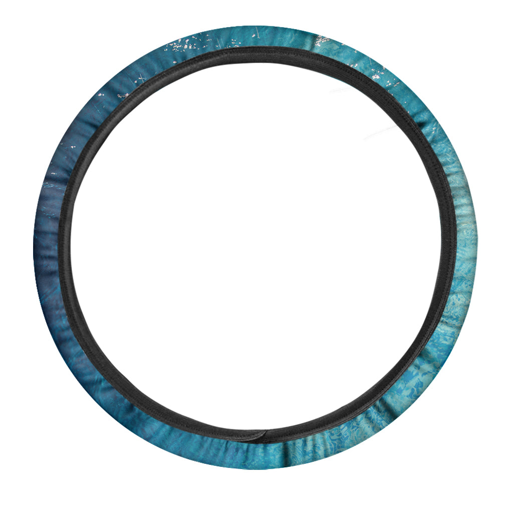 Sea Water Surface Print Car Steering Wheel Cover