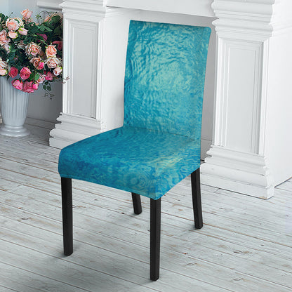 Sea Water Surface Print Dining Chair Slipcover