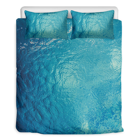 Sea Water Surface Print Duvet Cover Bedding Set