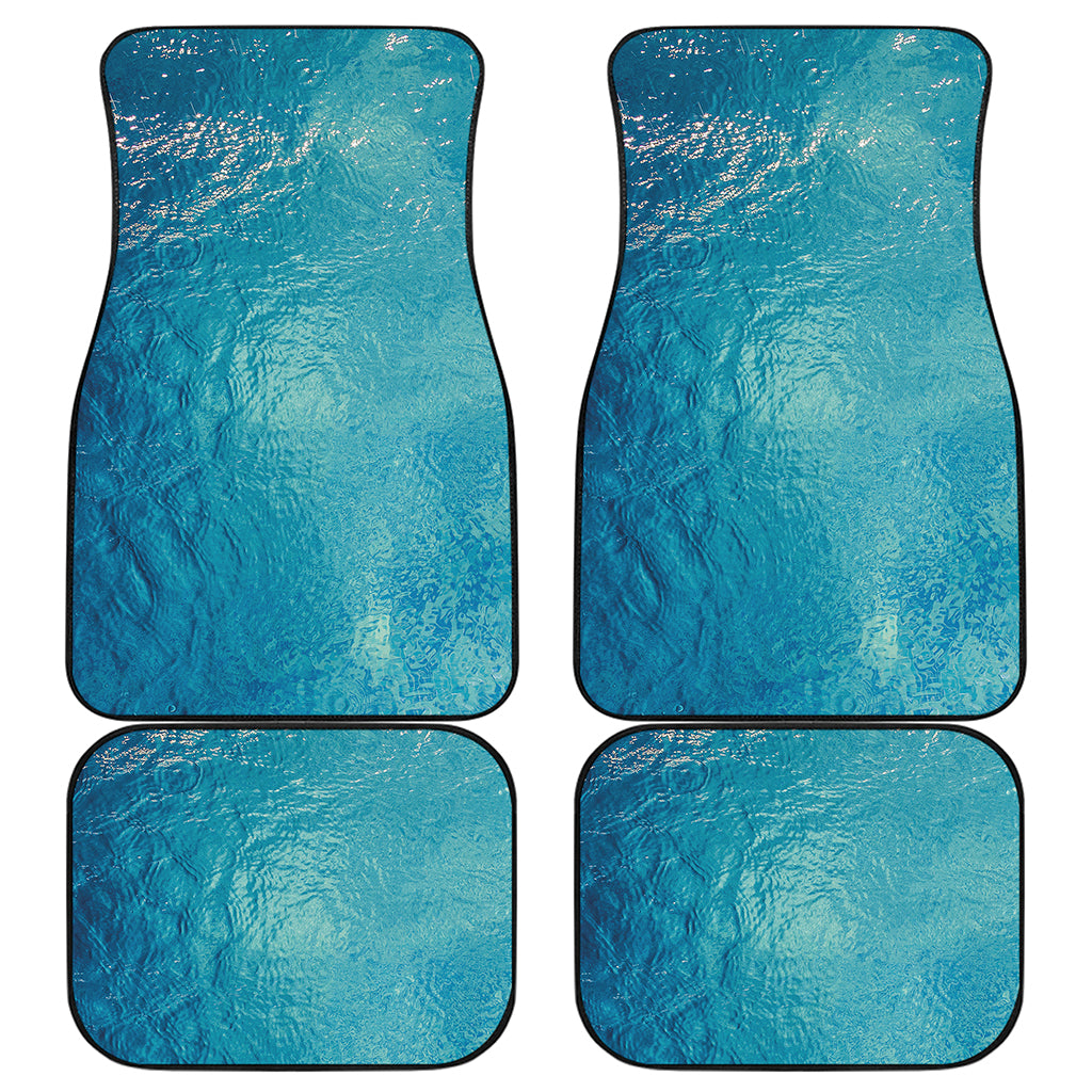 Sea Water Surface Print Front and Back Car Floor Mats