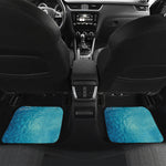 Sea Water Surface Print Front and Back Car Floor Mats