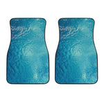 Sea Water Surface Print Front Car Floor Mats