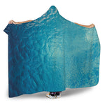 Sea Water Surface Print Hooded Blanket