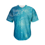 Sea Water Surface Print Men's Baseball Jersey