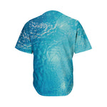 Sea Water Surface Print Men's Baseball Jersey