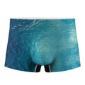Sea Water Surface Print Men's Boxer Briefs