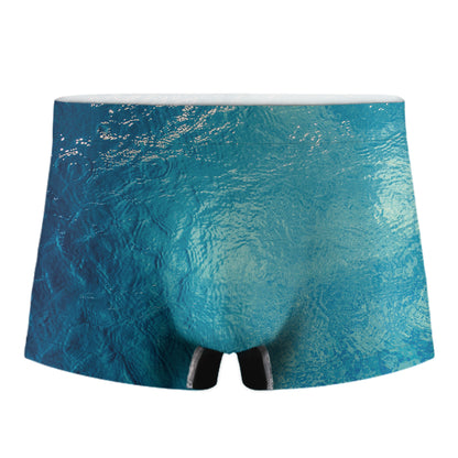 Sea Water Surface Print Men's Boxer Briefs