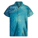 Sea Water Surface Print Men's Short Sleeve Shirt