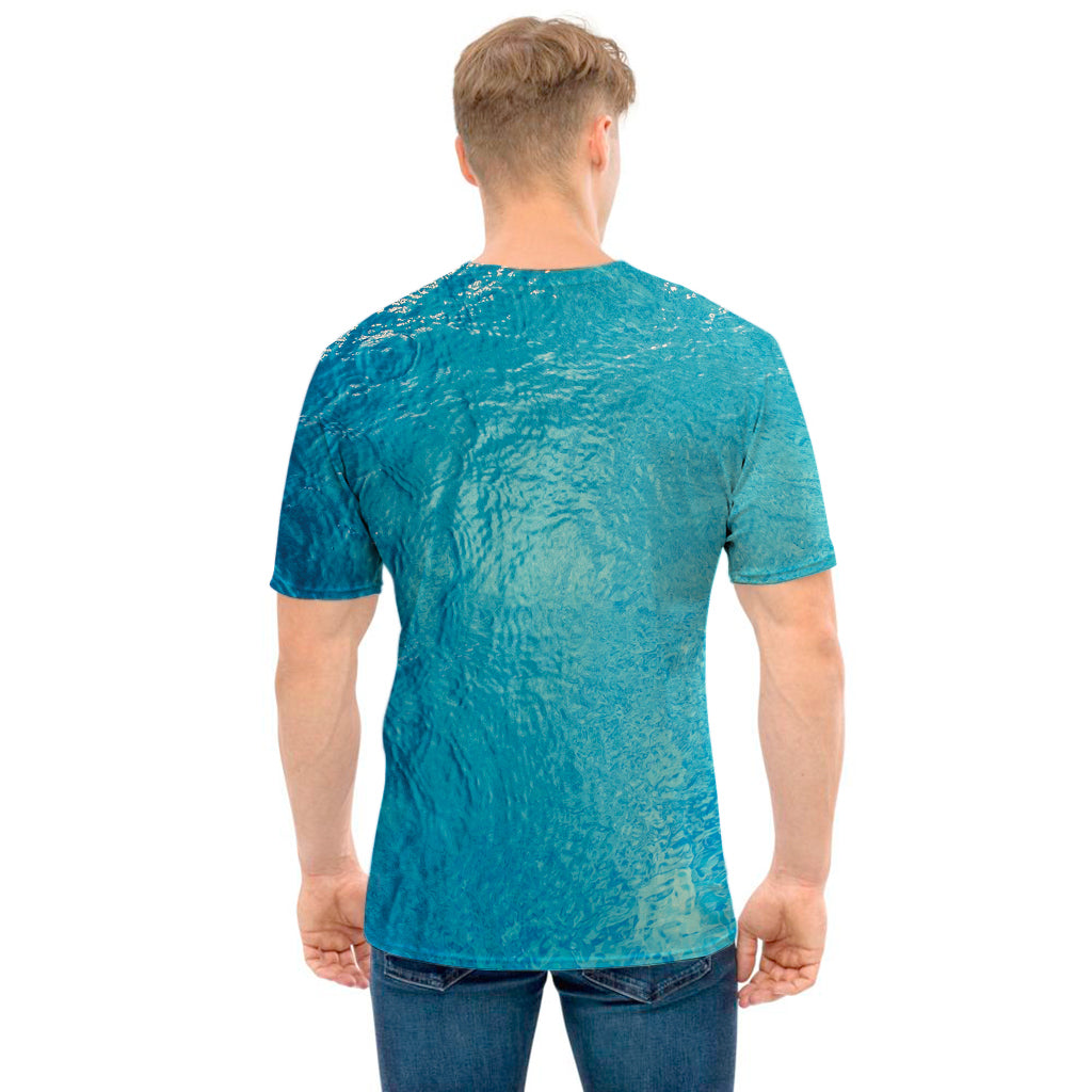 Sea Water Surface Print Men's T-Shirt