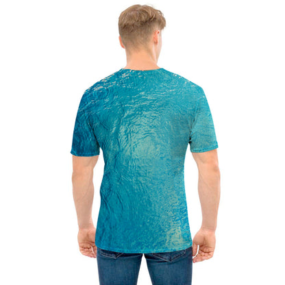 Sea Water Surface Print Men's T-Shirt